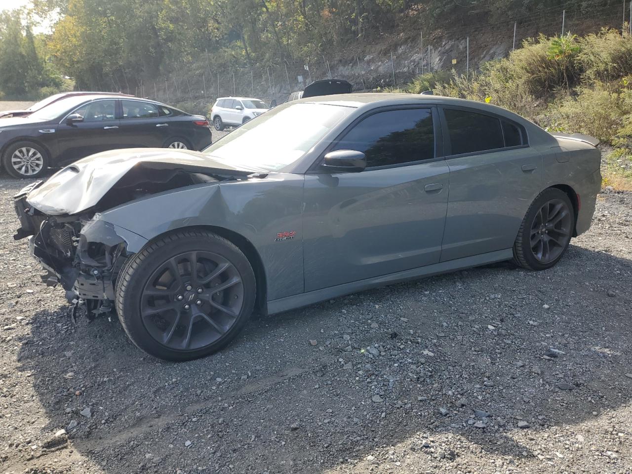 2023 Dodge Charger Scat Pack grey null gas 2C3CDXGJ1PH701276 photo #1