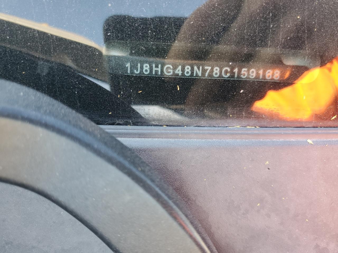 2008 Jeep Commander Sport VIN: 1J8HG48N78C159168 Lot: 81878975