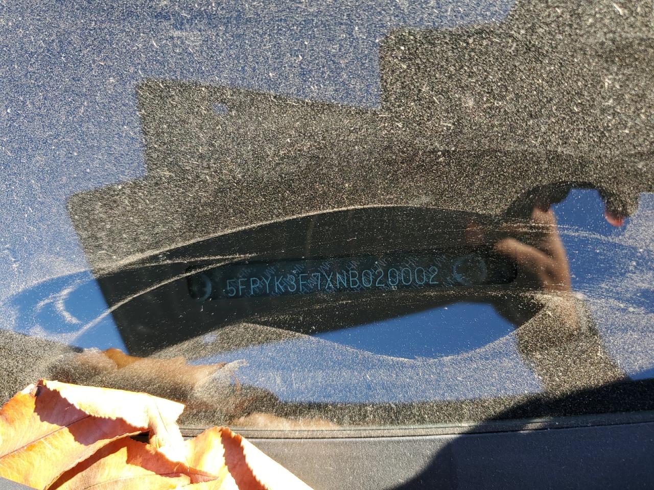 2022 Honda Ridgeline Rtl VIN: 5FPYK3F7XNB020002 Lot: 84644275