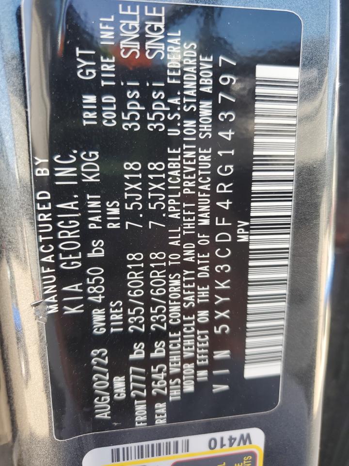 2024 Kia Sportage Ex VIN: 5XYK3CDF4RG143797 Lot: 84631595