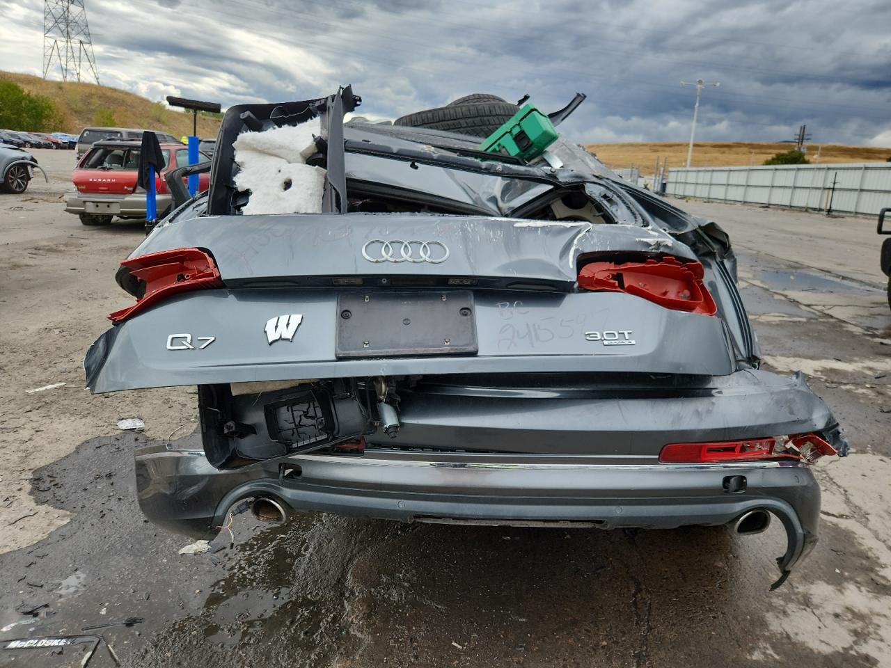 2015 Audi Q7 Premium Plus VIN: WA1LGAFE1FD033120 Lot: 80837005