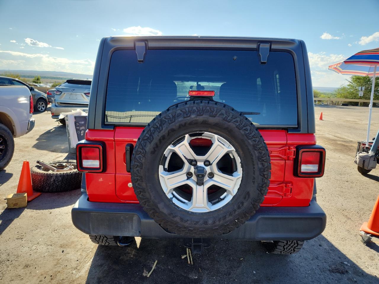 2019 Jeep Wrangler Unlimited Sport VIN: 1C4HJXDG4KW579042 Lot: 72081575