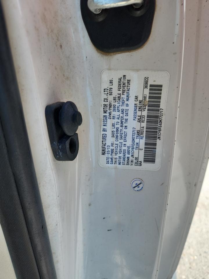 2013 Infiniti G37 Sport VIN: JN1CV6FE4DM772717 Lot: 71865725