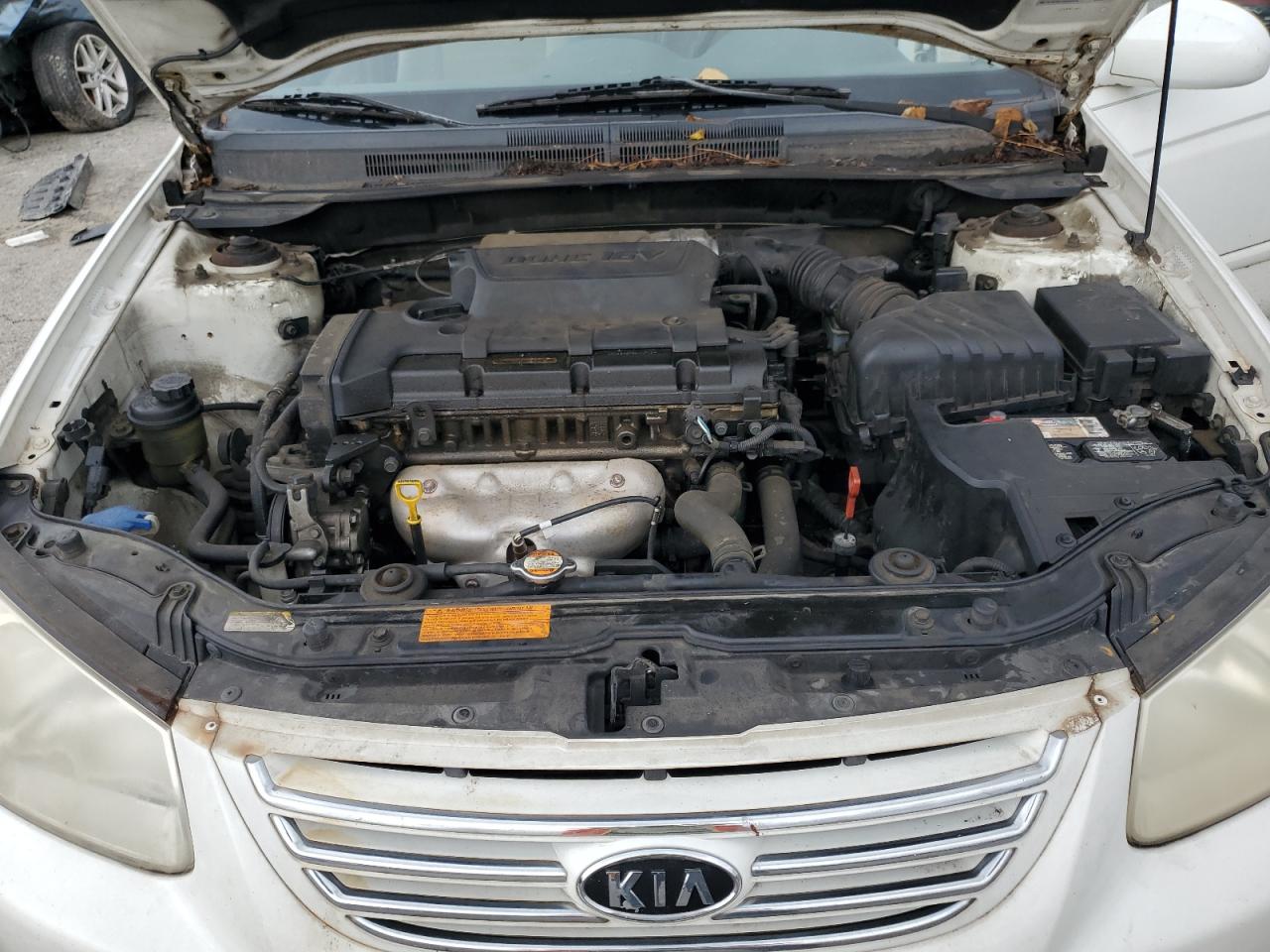 2007 Kia Spectra Ex VIN: KNAFE121775403412 Lot: 83804245