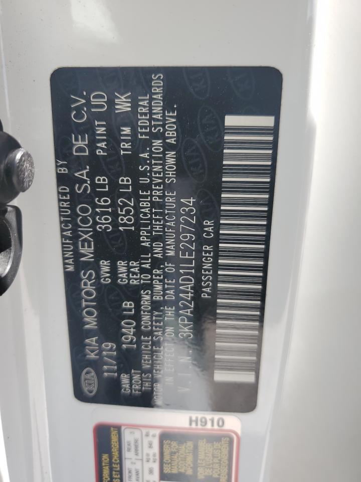 2020 Kia Rio Lx VIN: 3KPA24AD1LE297234 Lot: 81312775