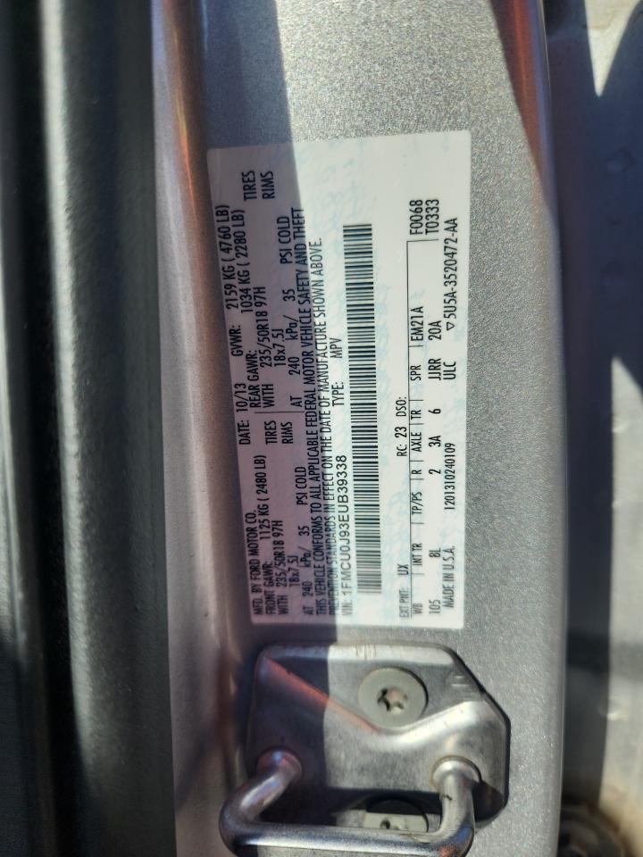 2014 Ford Escape Titanium VIN: 1FMCU0J93EUB39338 Lot: 84435515