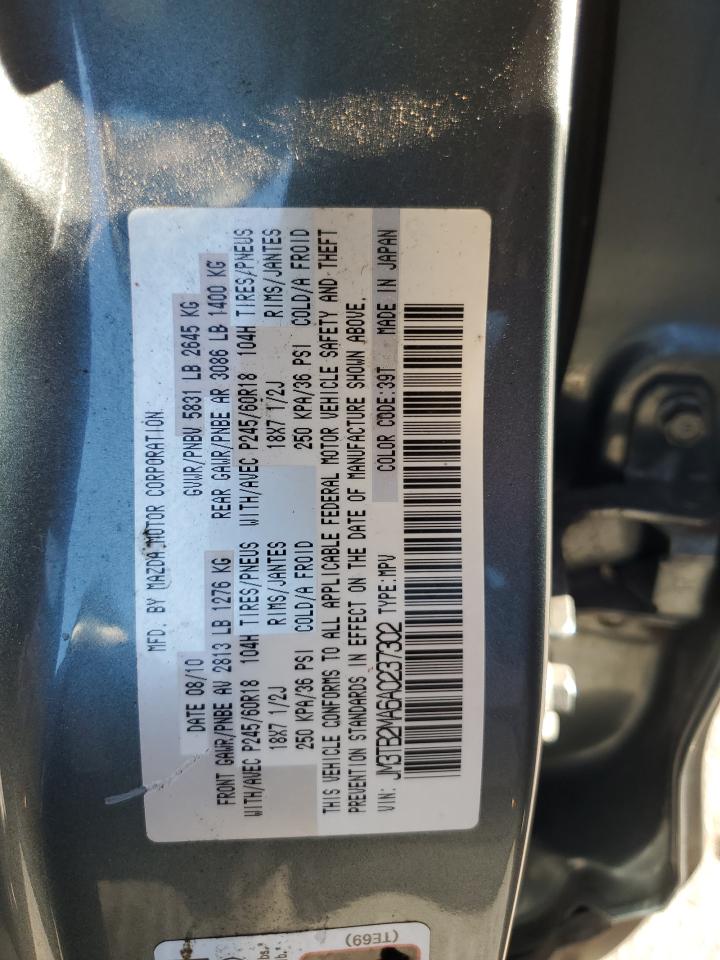 2010 Mazda Cx-9 VIN: JM3TB2MA6A0237302 Lot: 94294425