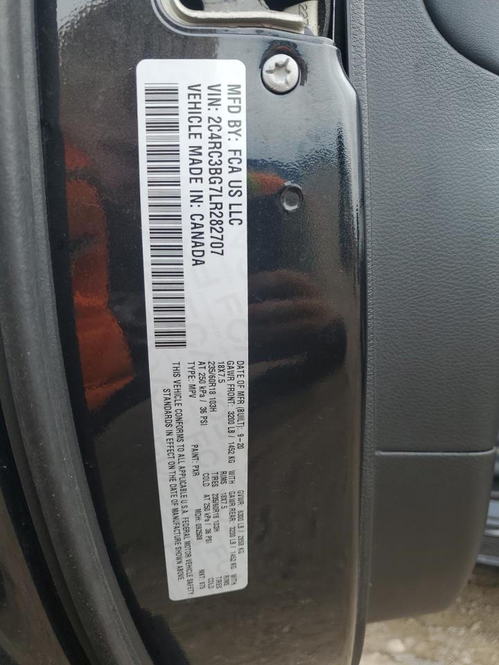 2020 Chrysler Pacifica Touring L VIN: 2C4RC3BG7LR282707 Lot: 81083355