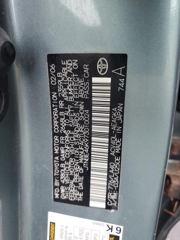 2007 Toyota Camry Ce VIN: JTNBE46K973010024 Lot: 83830745