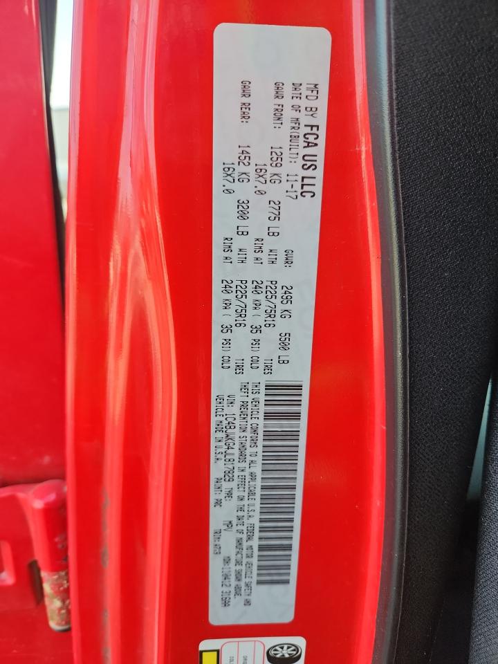 2018 Jeep Wrangler Unlimited Sport VIN: 1C4BJWKG4JL817829 Lot: 71281795