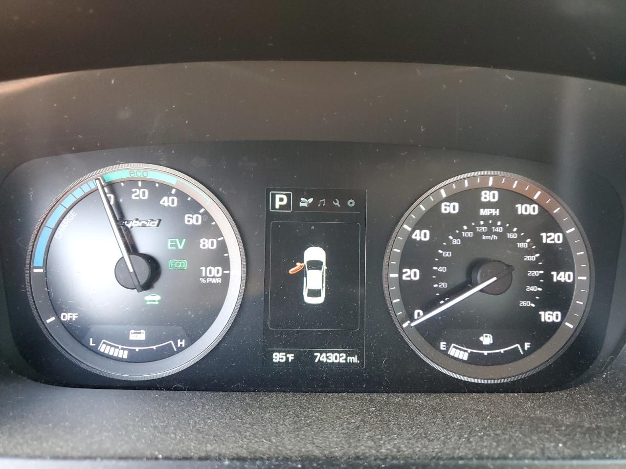 2016 Hyundai Sonata Hybrid VIN: KMHE24L13GA037023 Lot: 71399835