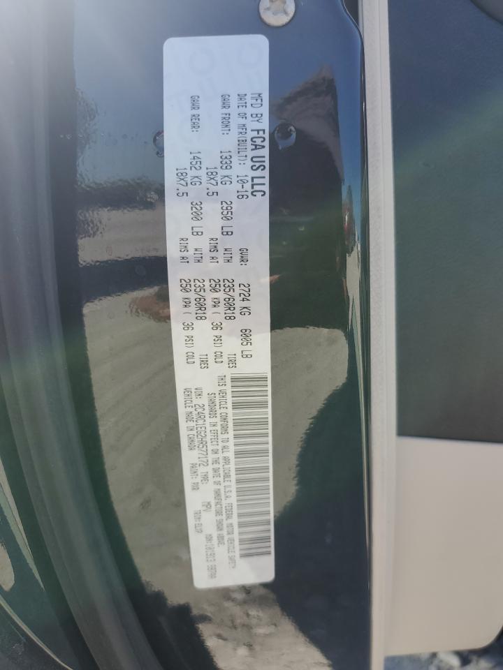 2017 Chrysler Pacifica Touring L Plus VIN: 2C4RC1EG2HR577172 Lot: 81152445