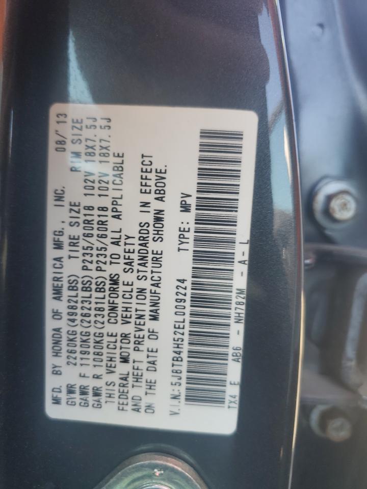 2014 Acura Rdx Technology VIN: 5J8TB4H52EL009224 Lot: 80947265