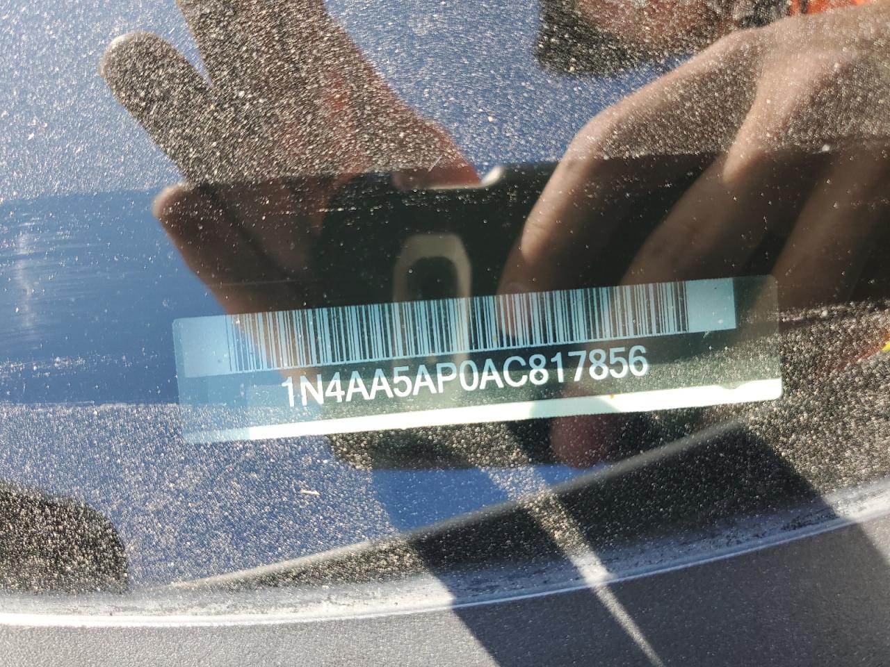 2010 Nissan Maxima S VIN: 1N4AA5AP0AC817856 Lot: 82119045