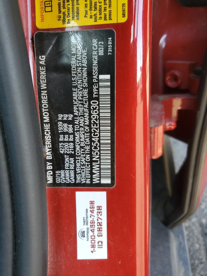 2016 Mini Cooper Clubman VIN: WMWLN5C54G2E29630 Lot: 80149255