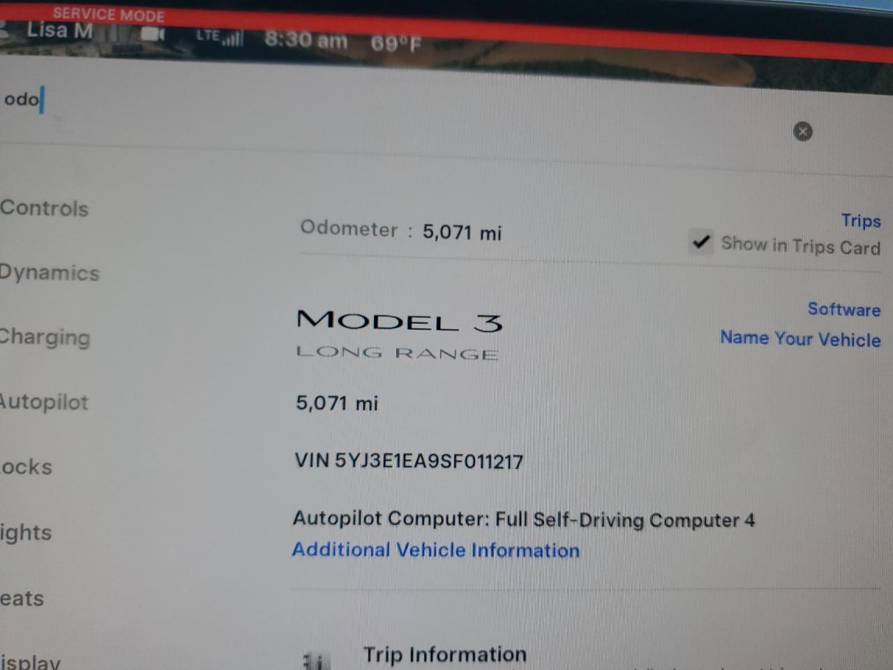 2025 Tesla Model 3 VIN: 5YJ3E1EA9SF011217 Lot: 81714555