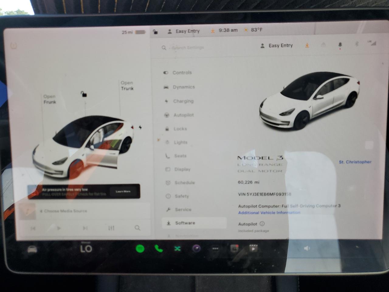 2021 Tesla Model 3 VIN: 5YJ3E1EB6MF093158 Lot: 80568585