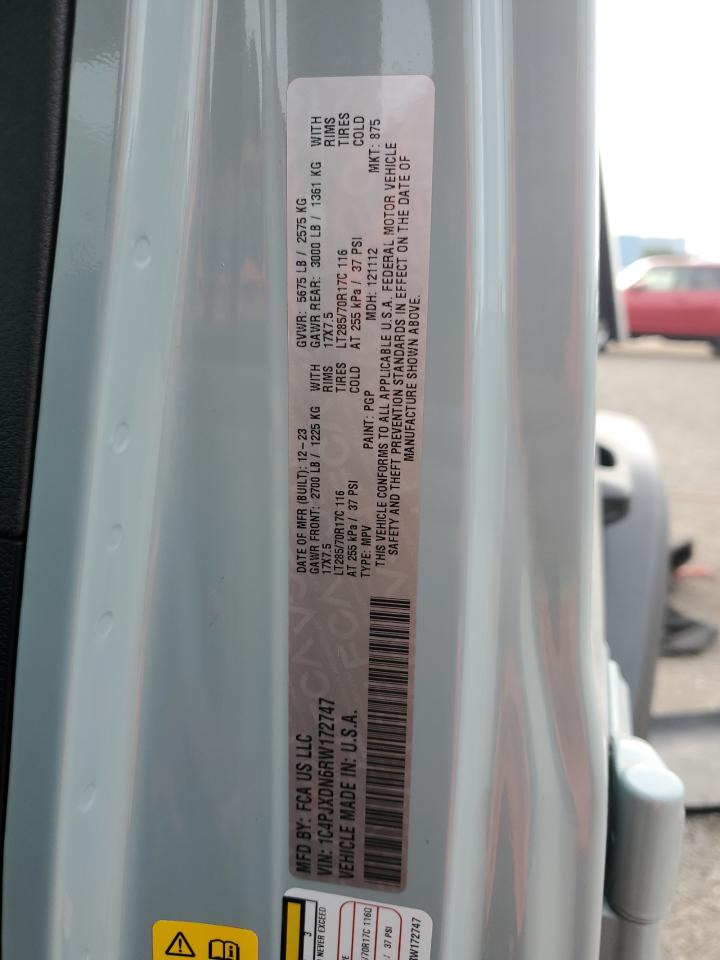 2024 Jeep Wrangler Sport VIN: 1C4PJXDN6RW172747 Lot: 83798885