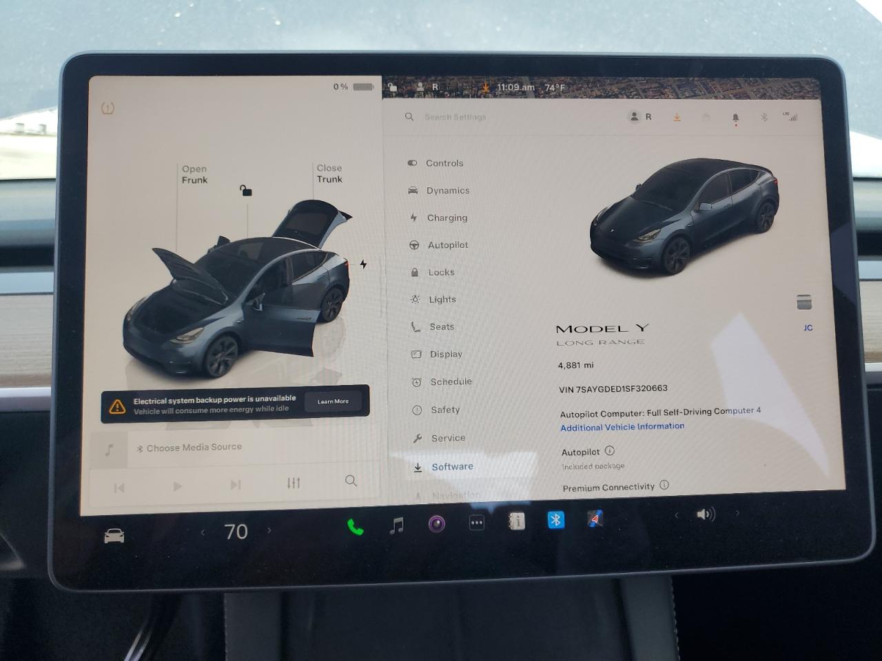 2025 Tesla Model Y VIN: 7SAYGDED1SF320663 Lot: 82079035