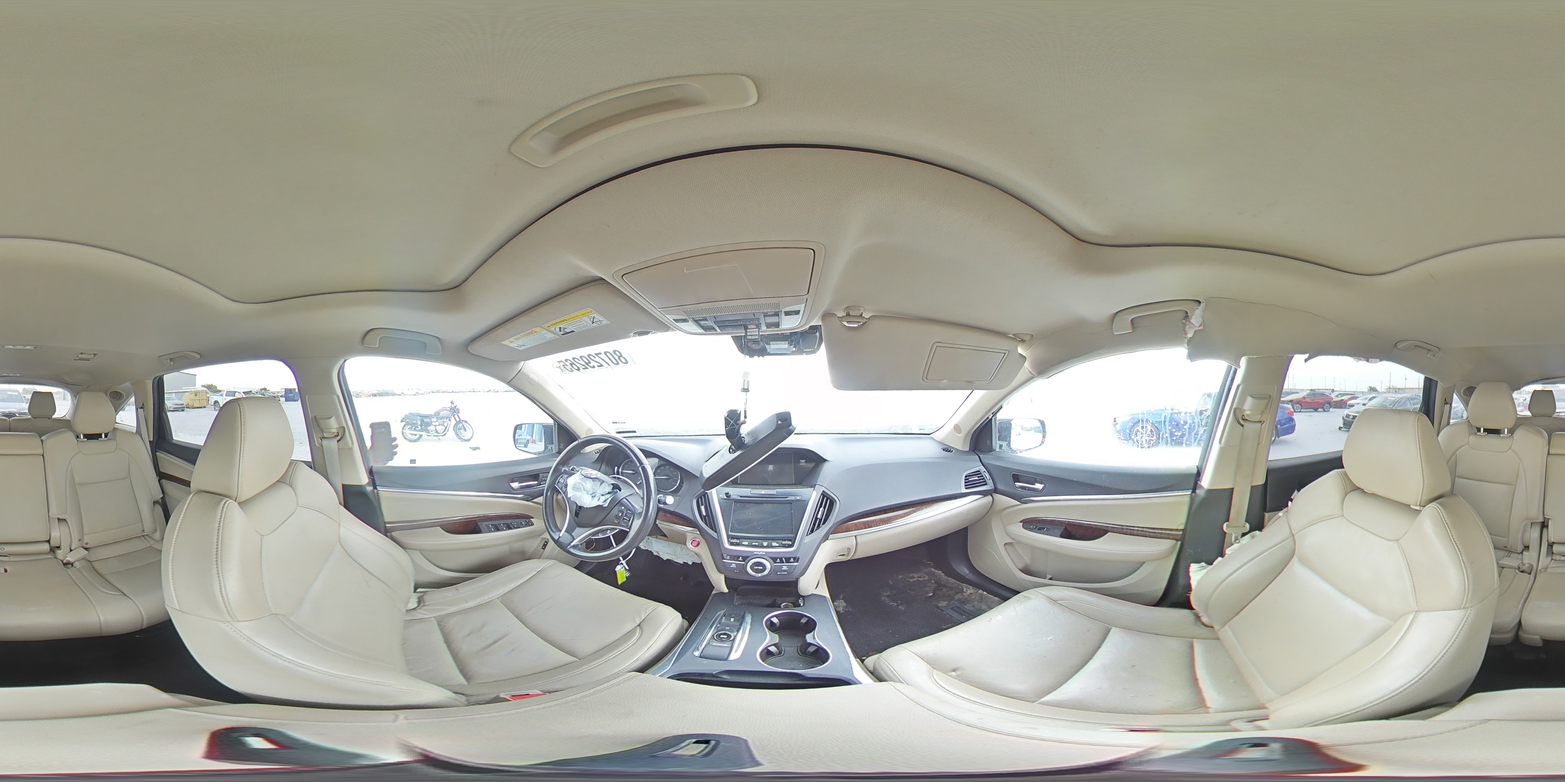 2017 Acura Mdx Technology VIN: 5FRYD4H57HB030171 Lot: 80729265