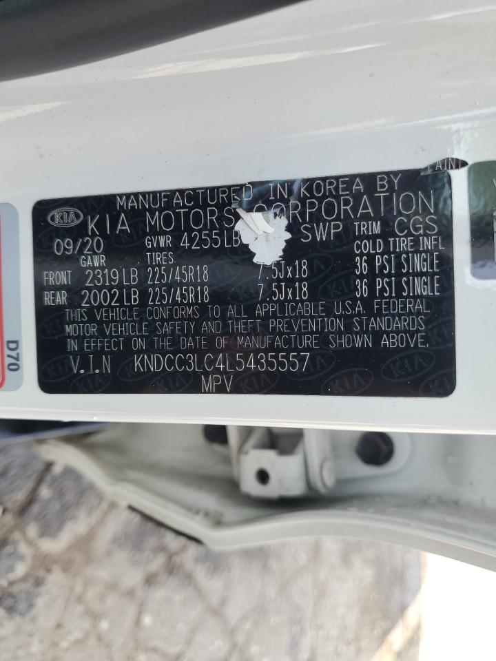 2020 Kia Niro Touring VIN: KNDCC3LC4L5435557 Lot: 71987075