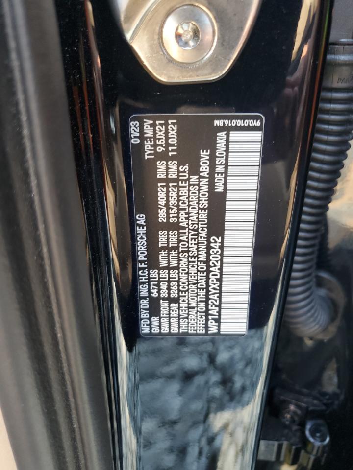 2023 Porsche Cayenne Turbo VIN: WP1AF2AYXPDA20342 Lot: 81397945