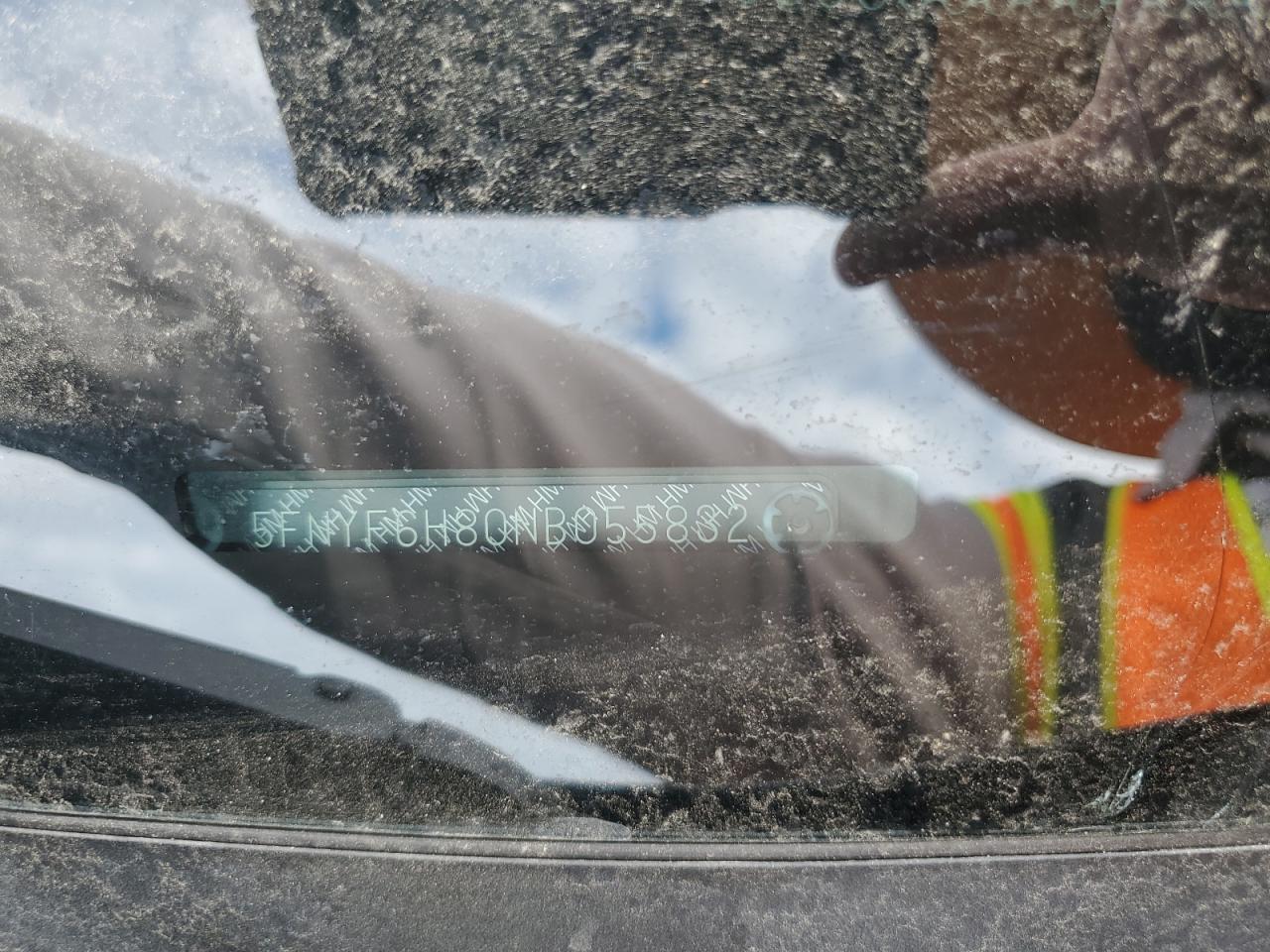 2022 Honda Pilot Trailsport VIN: 5FNYF6H80NB055832 Lot: 81258265