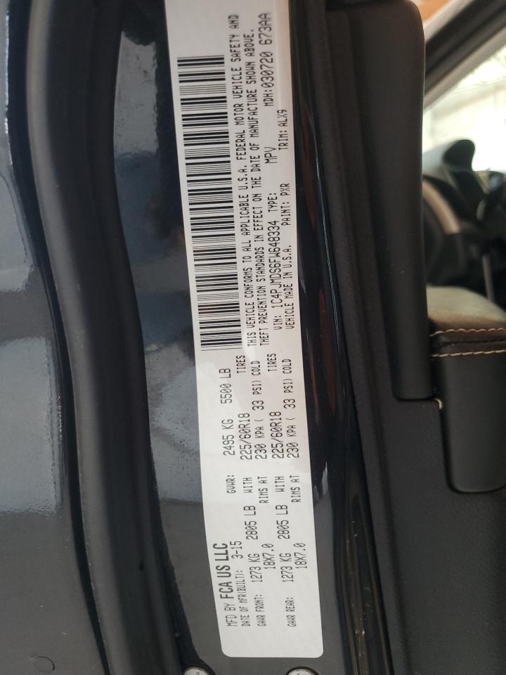 2015 Jeep Cherokee Limited VIN: 1C4PJMDS6FW648334 Lot: 81461655