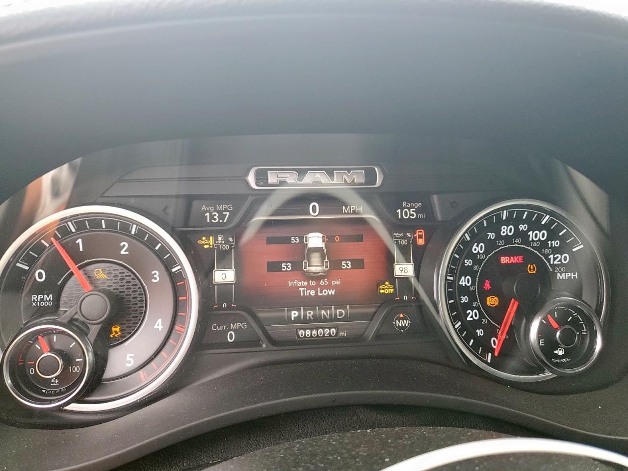 2020 Ram 2500 Laramie VIN: 3C6UR5FL2LG123327 Lot: 80704675