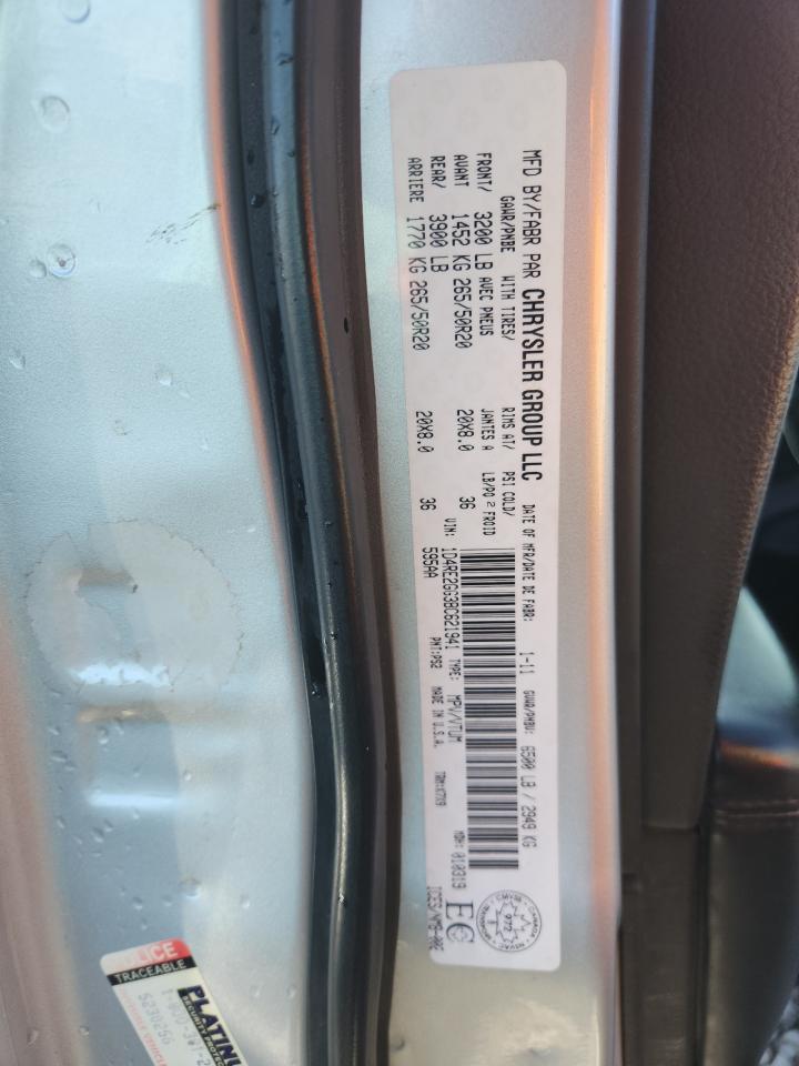 2011 Dodge Durango Express VIN: 1D4RE2GG3BC621941 Lot: 81234045
