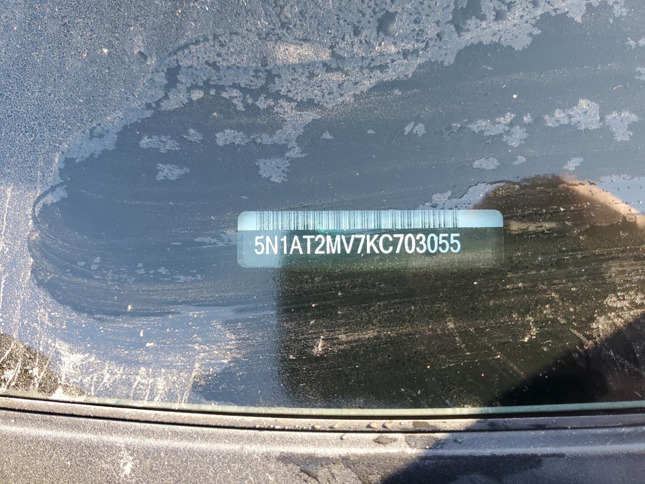 2019 Nissan Rogue S VIN: 5N1AT2MV7KC703055 Lot: 84200165