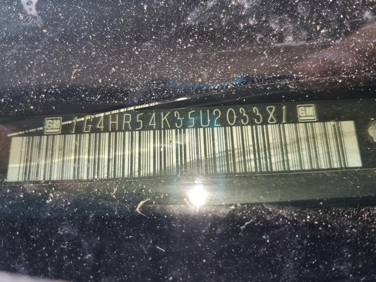 2005 Buick Lesabre Limited VIN: 1G4HR54K35U203381 Lot: 71260755