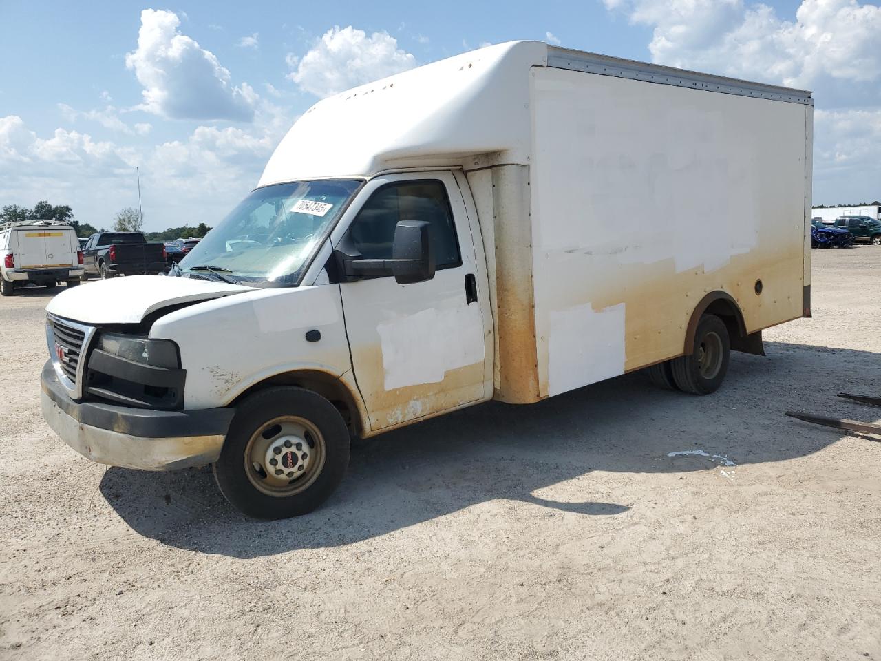 2021 GMC Savana Cutaway G3500 white null gas 7GZ37SC75MN001329 photo #1