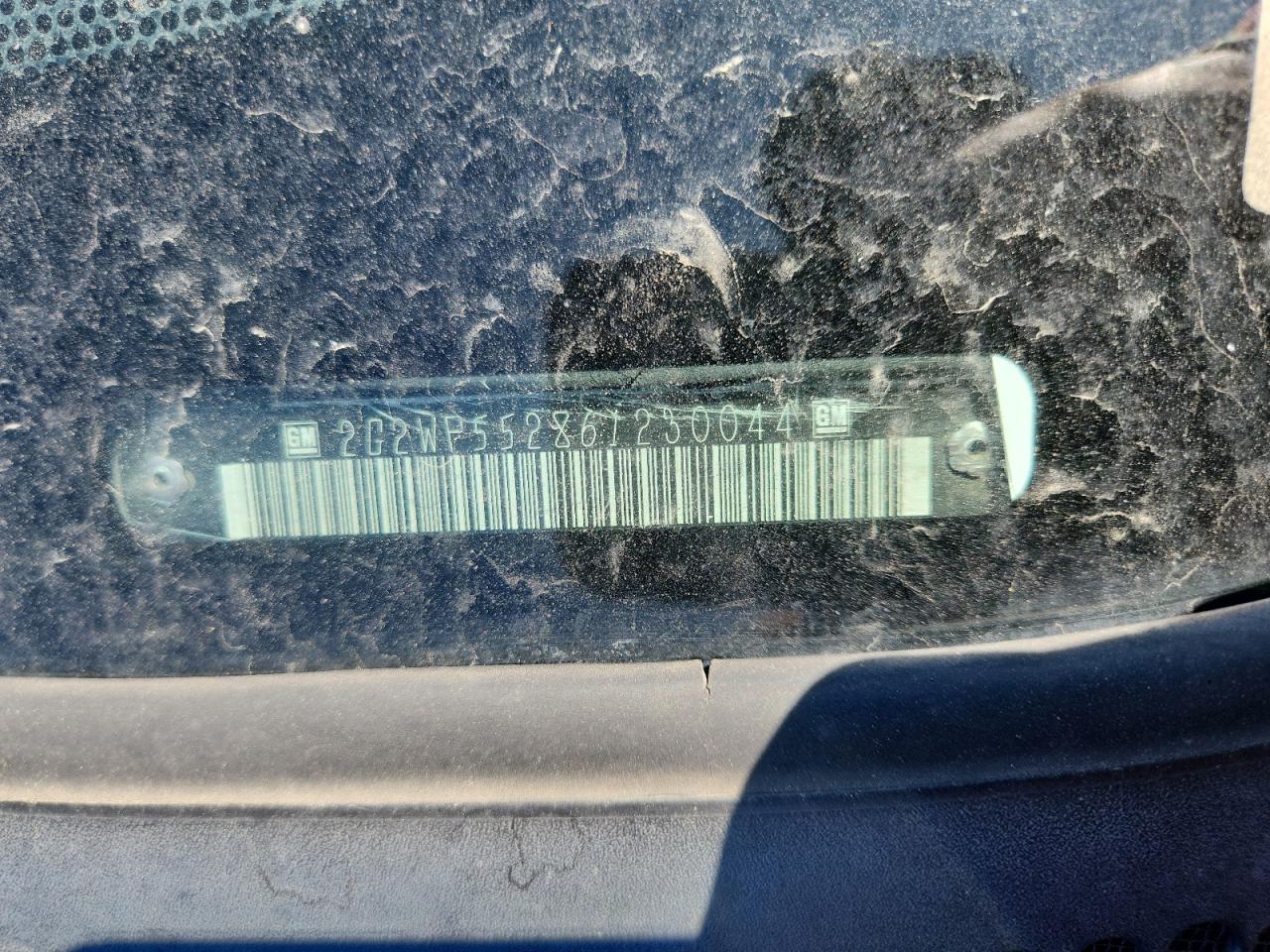 2006 Pontiac Grand Prix VIN: 2G2WP552861230044 Lot: 70813105