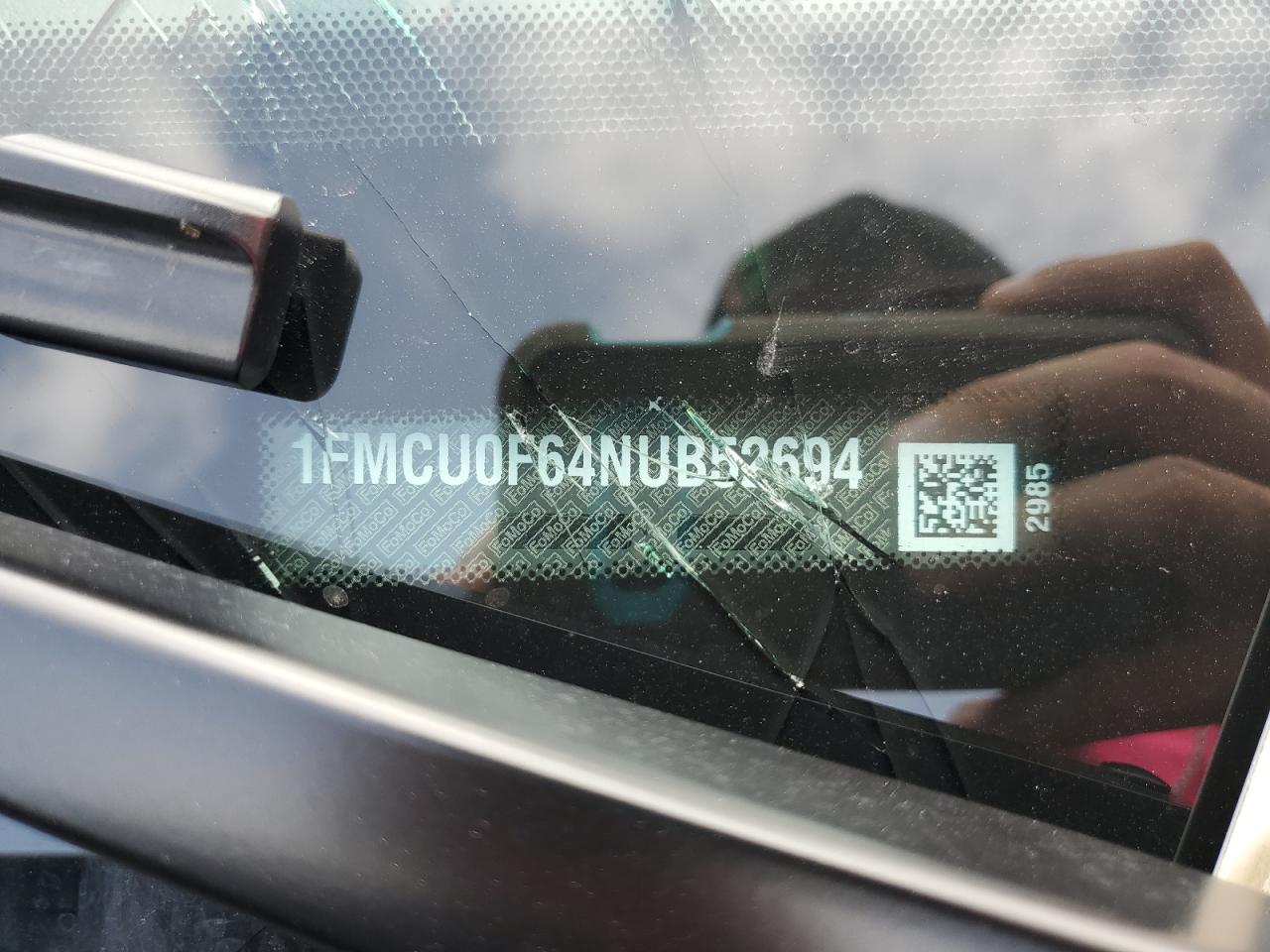 2022 Ford Escape S VIN: 1FMCU0F64NUB52694 Lot: 81762875