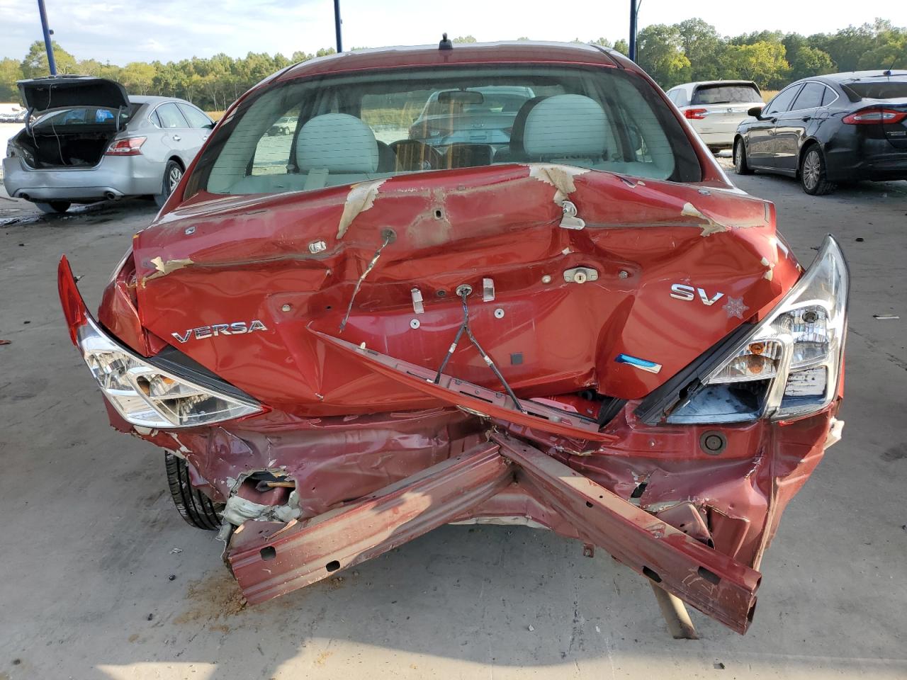 2014 Nissan Versa S VIN: 3N1CN7AP9EK444385 Lot: 80810985