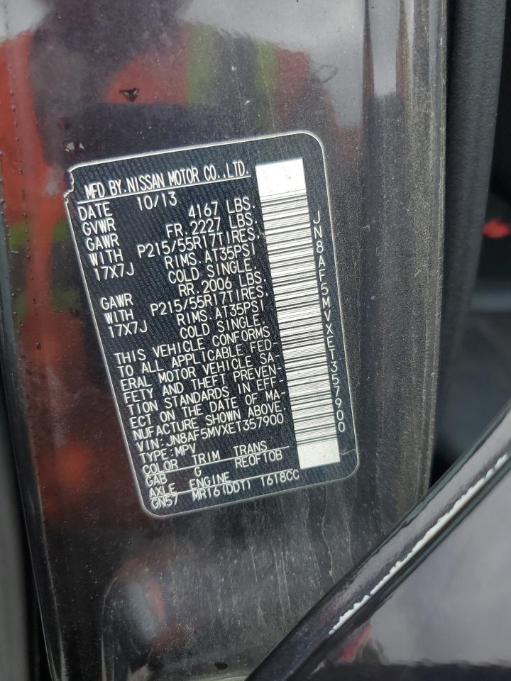 2014 Nissan Juke S VIN: JN8AF5MVXET357900 Lot: 82049155