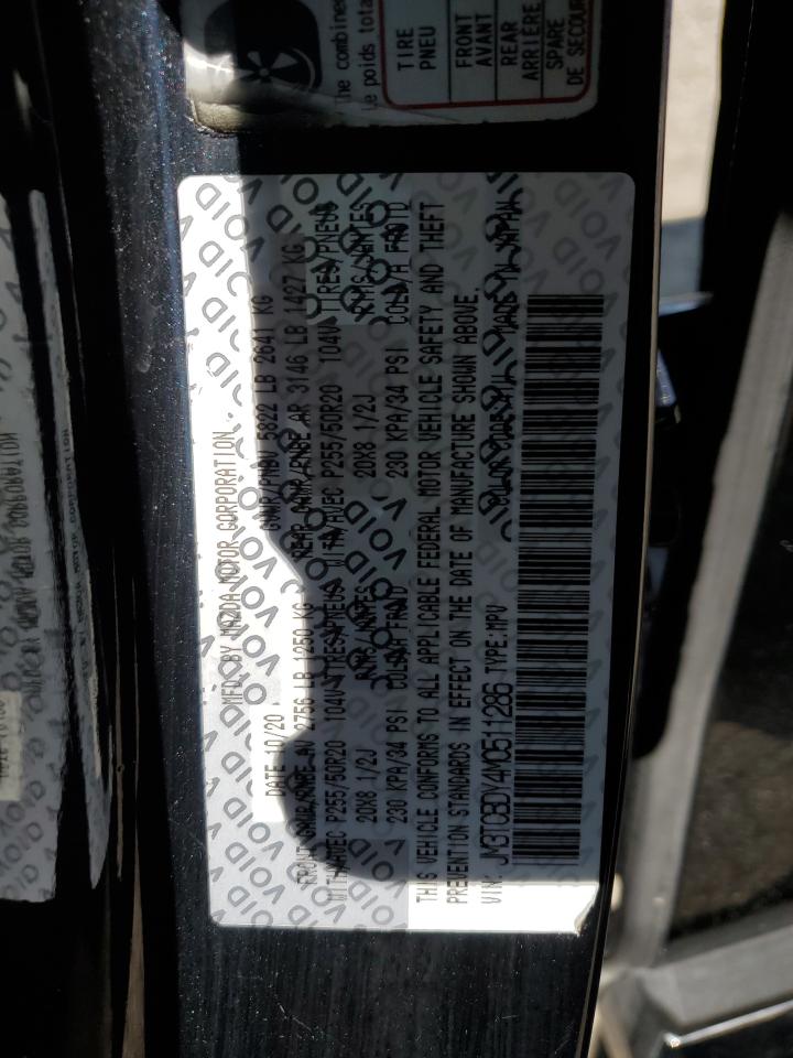 2021 Mazda Cx-9 Grand Touring VIN: JM3TCBDY4M0511286 Lot: 80900685