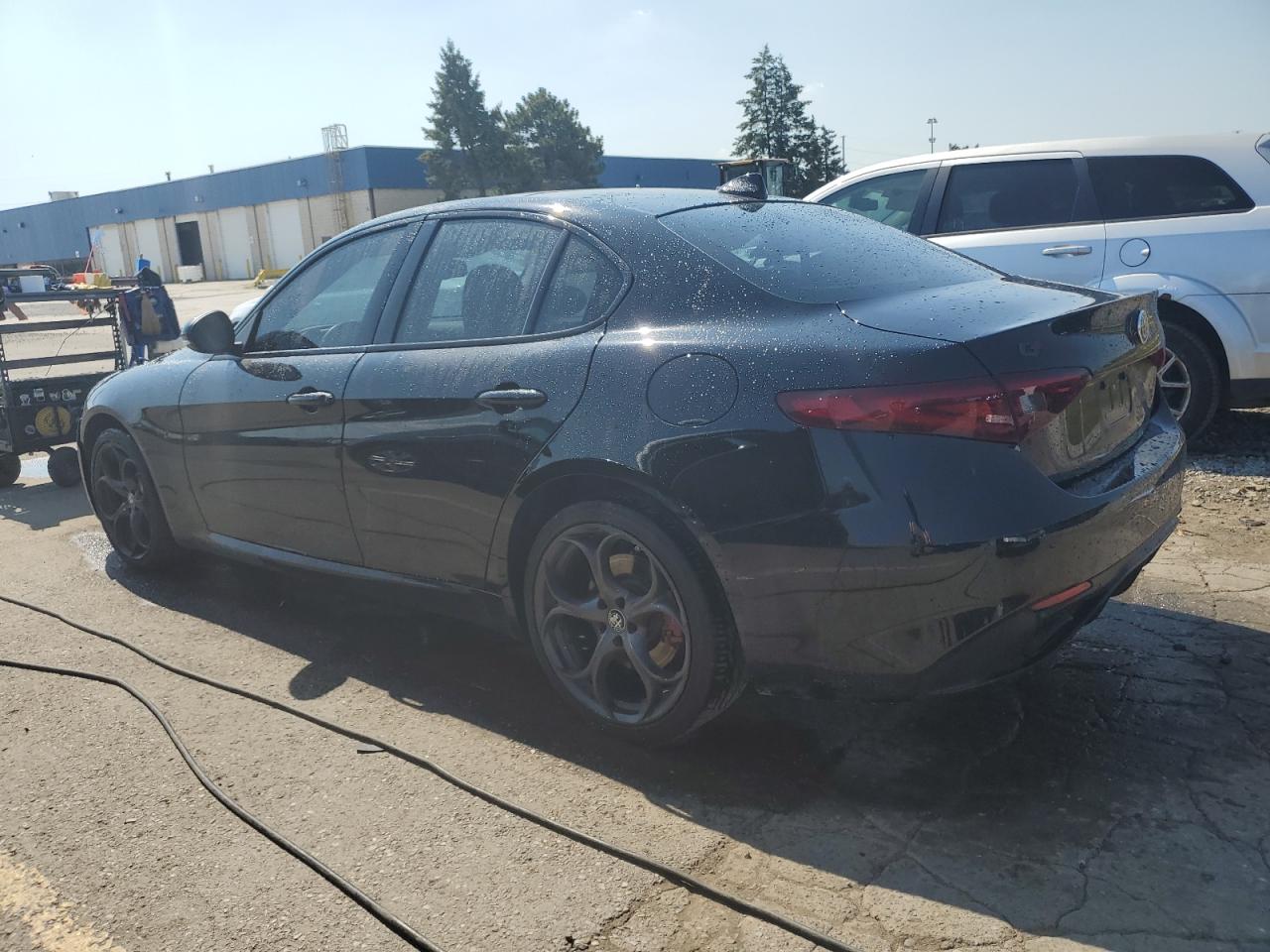 2019 Alfa Romeo Giulia Ti black null gas ZARFANBN4K7620797 photo #3