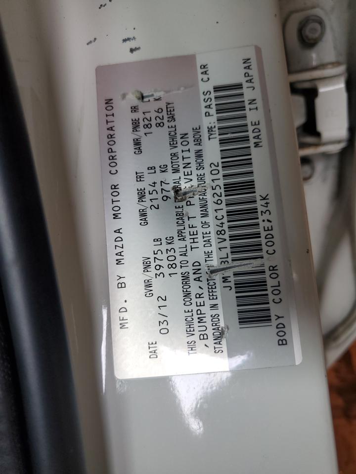 2012 Mazda 3 I VIN: JM1BL1V84C1625102 Lot: 81527775