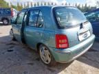 2002 NISSAN MICRA SE 16V AUTO  for sale at Copart GLOUCESTER
