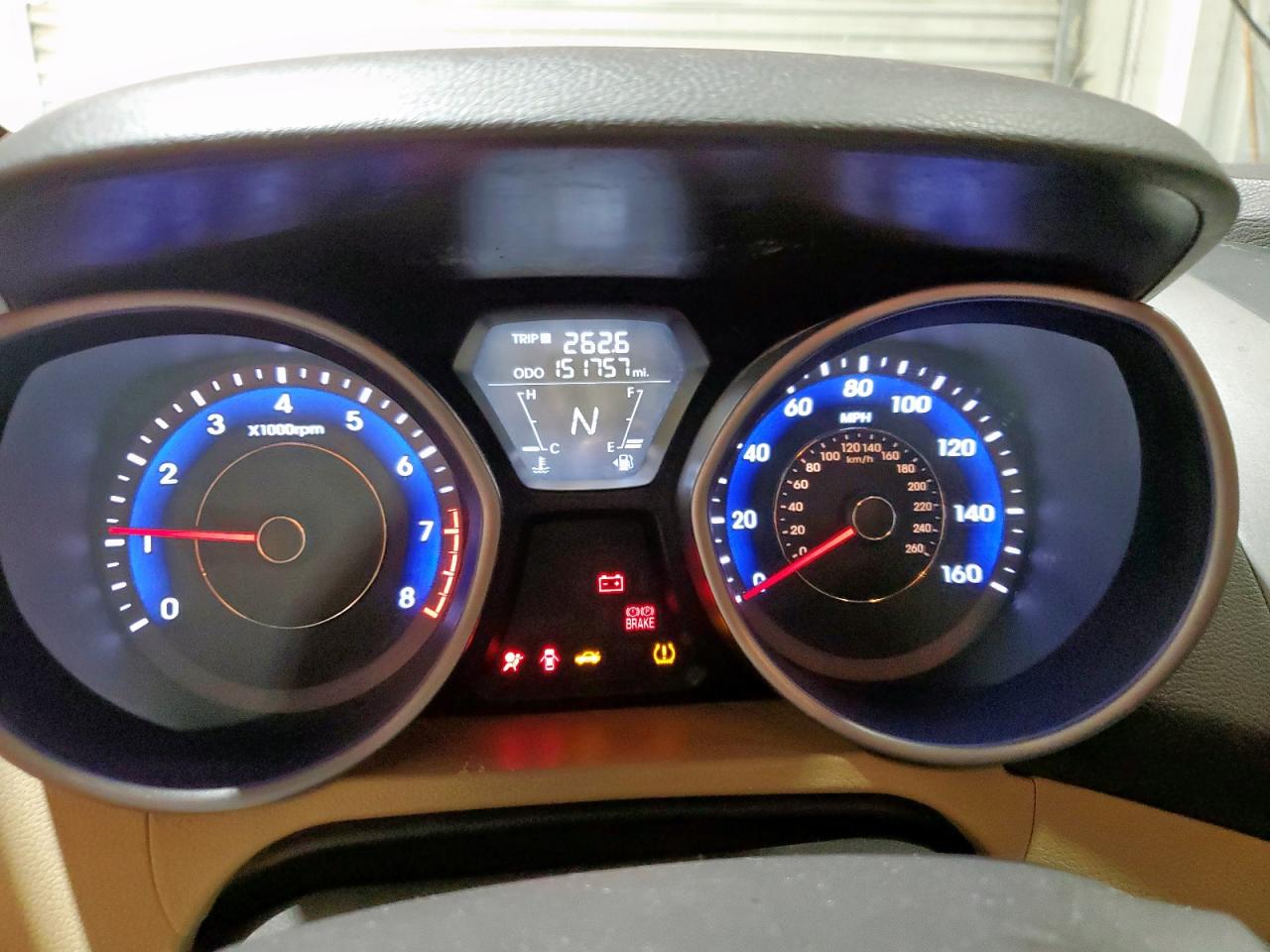 2012 Hyundai Elantra Gls VIN: KMHDH4AE8CU376529 Lot: 84283885