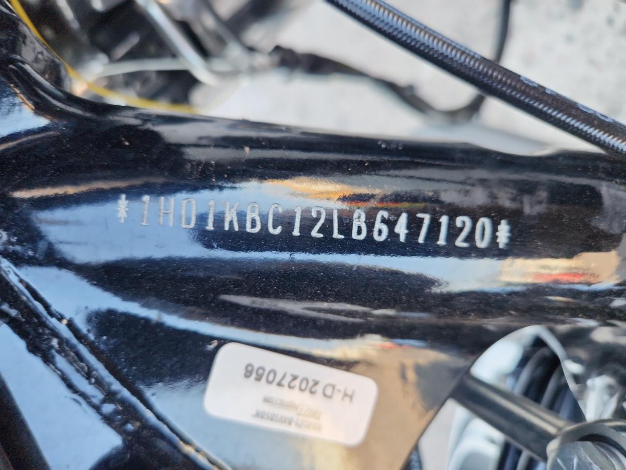 2020 Harley-Davidson Flhx VIN: 1HD1KBC12LB647120 Lot: 71236785