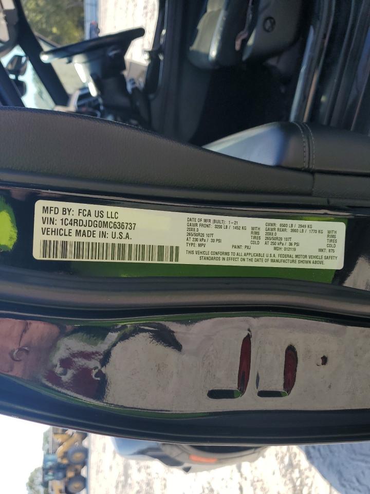 2021 Dodge Durango Gt VIN: 1C4RDJDG0MC636737 Lot: 71603195