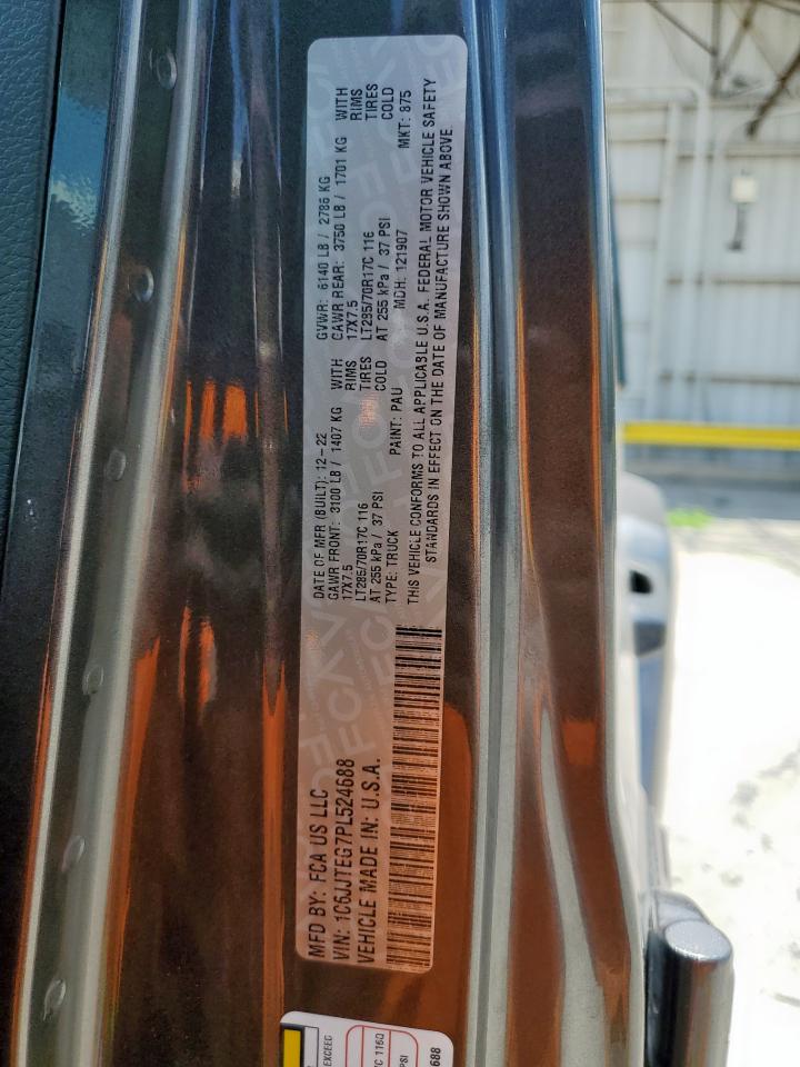 2023 Jeep Gladiator Mojave VIN: 1C6JJTEG7PL524688 Lot: 71320145