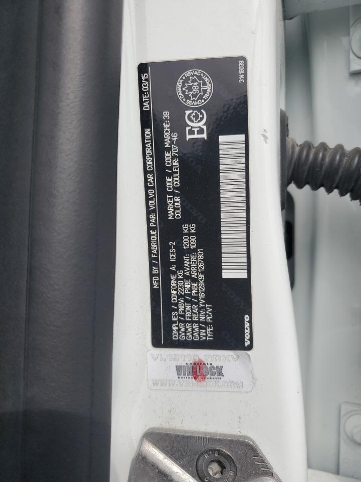 2015 Volvo V60 Premier VIN: YV1612SK9F1267800 Lot: 70896925