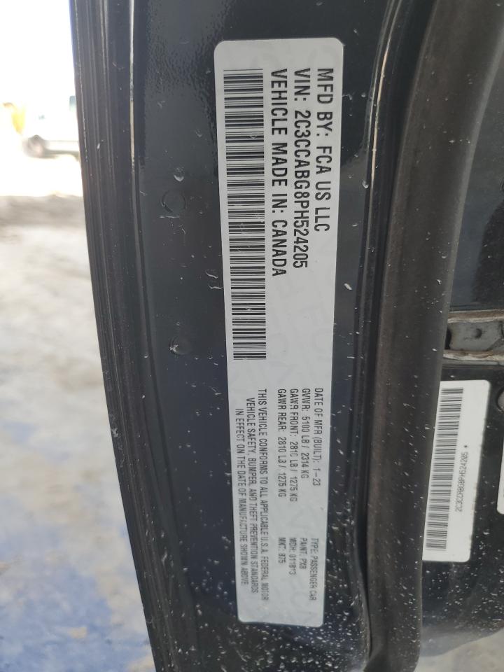 2023 Chrysler 300 S VIN: 2C3CCABG8PH524205 Lot: 84041125