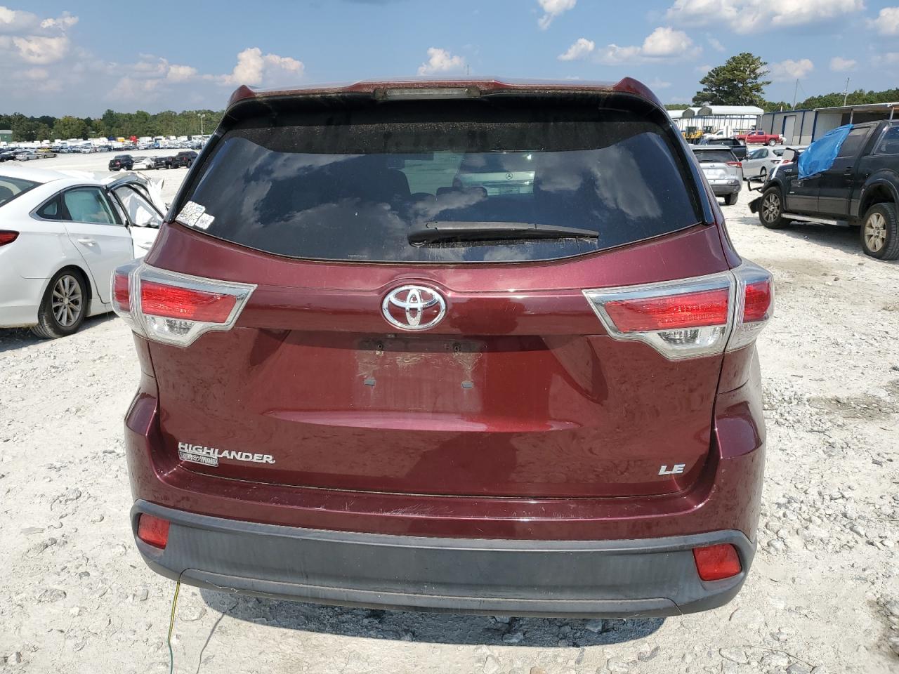 2015 Toyota Highlander Le VIN: 5TDZKRFH7FS043730 Lot: 81022855