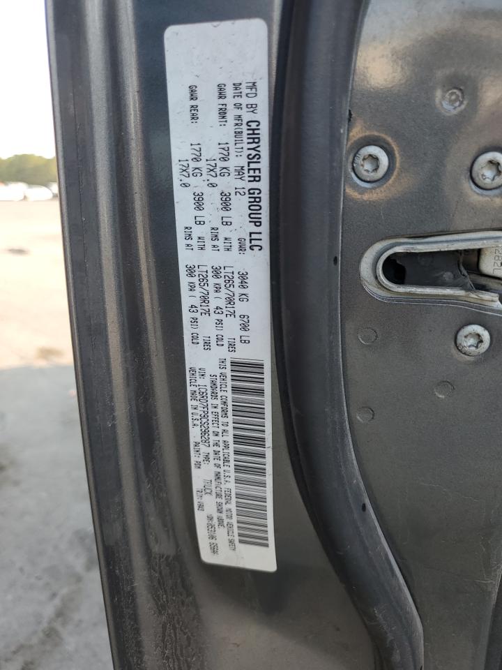 2012 Dodge Ram 1500 St VIN: 1C6RD7FP9CS296287 Lot: 81324735