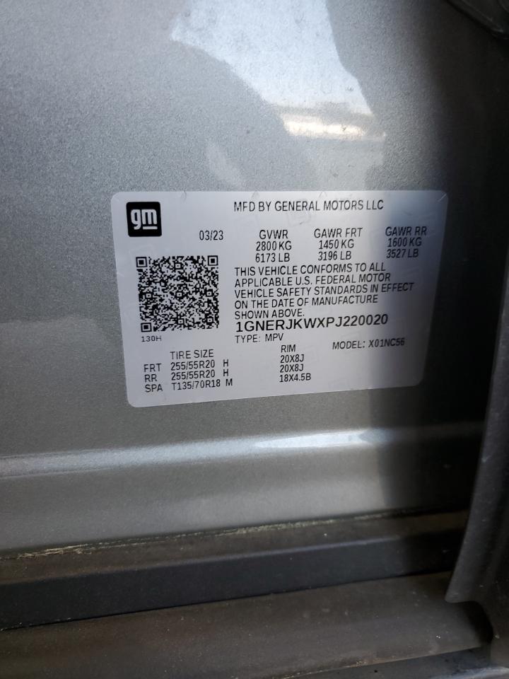 2023 Chevrolet Traverse Rs VIN: 1GNERJKWXPJ220020 Lot: 81445045